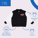 Speedster Black Fleece Varsity Jacket