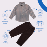 Brown Flannel Wanderer Set