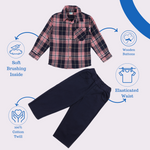 Pink Flannel Wanderer Set