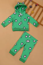 Bunny Ears Cotton Fleece Hoodie Penguin Set!