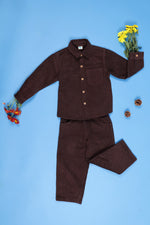 Boy's Brown Corduroy Classic Set