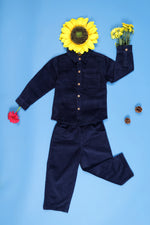 Boy's Blue Corduroy Classic Set