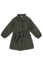 Green Classic Twill Dress