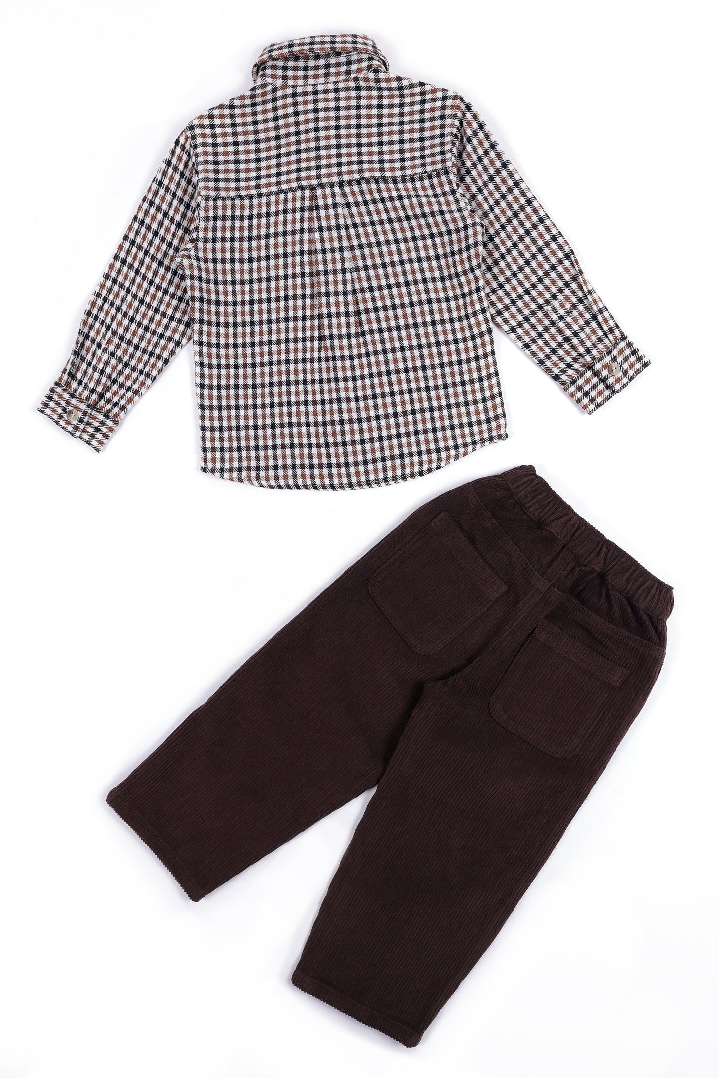 Brown Flannel Wanderer Set