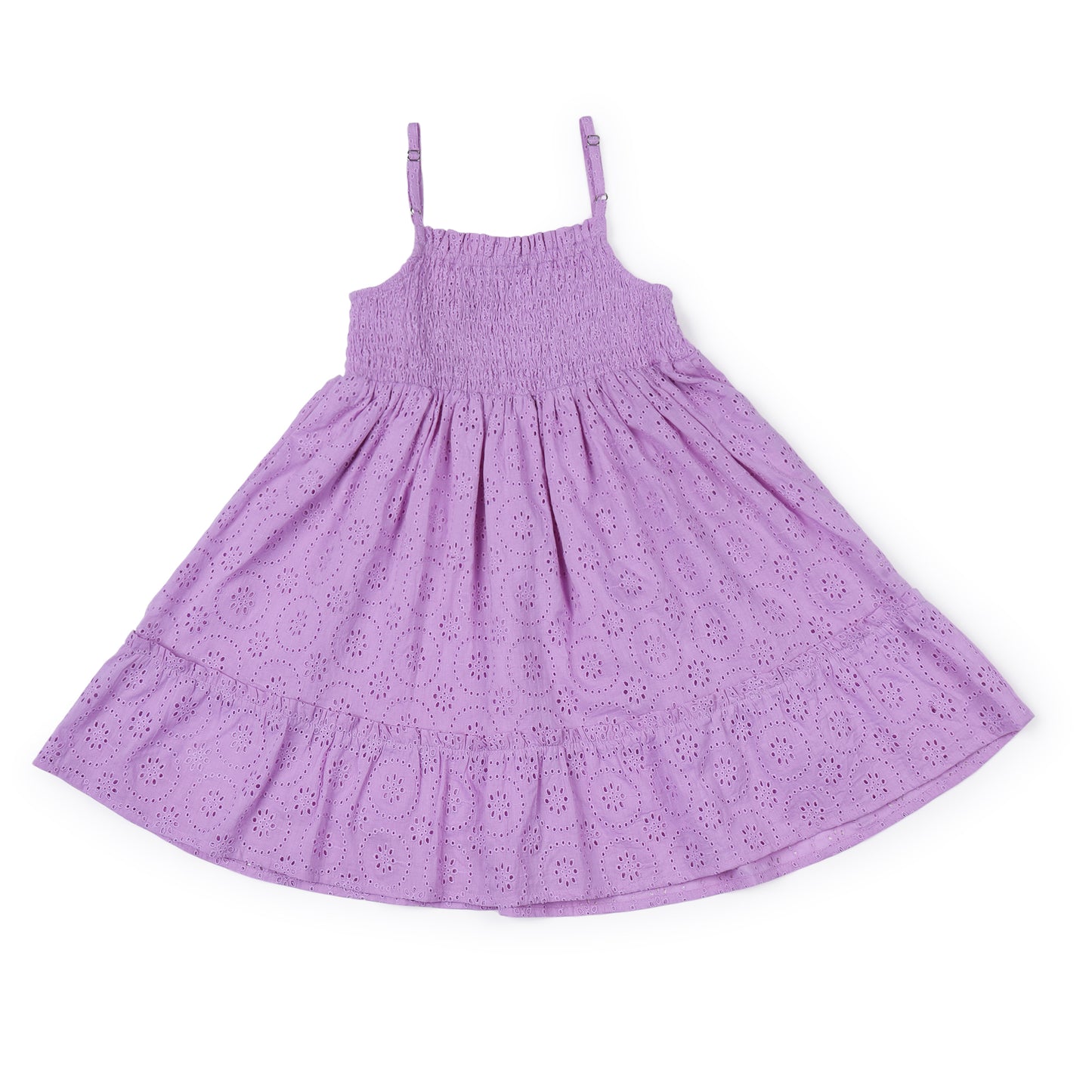 Schifili Purple Tiered Dress