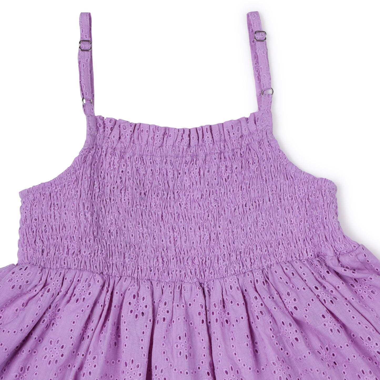 Schifili Purple Tiered Dress