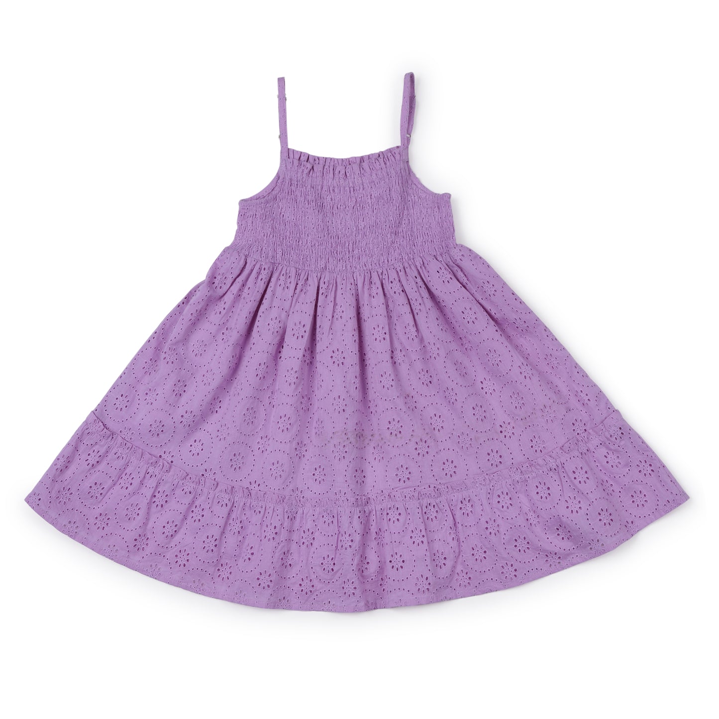 Schifili Purple Tiered Dress